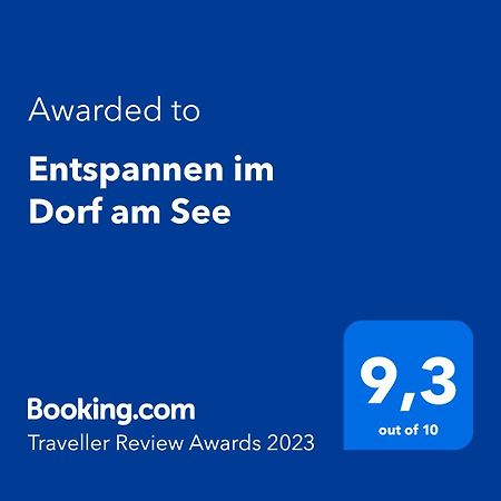 Entspannen Im Dorf Am See Zahren Bagian luar foto